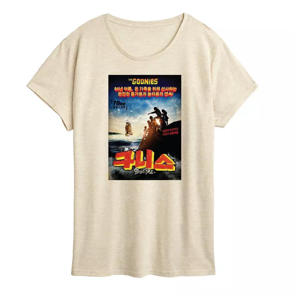 Women's The Goonies Korean Poster Graphic Tee,  Product Image