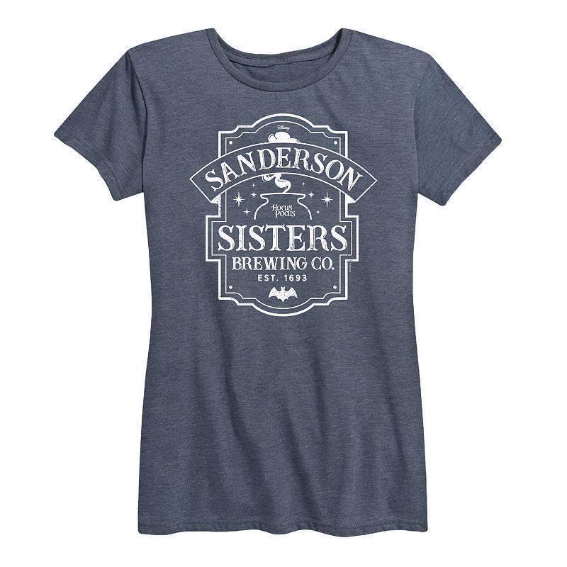 Disneys Hocus Pocus Womens Sanderson Sign Graphic Tee, Girls Product Image