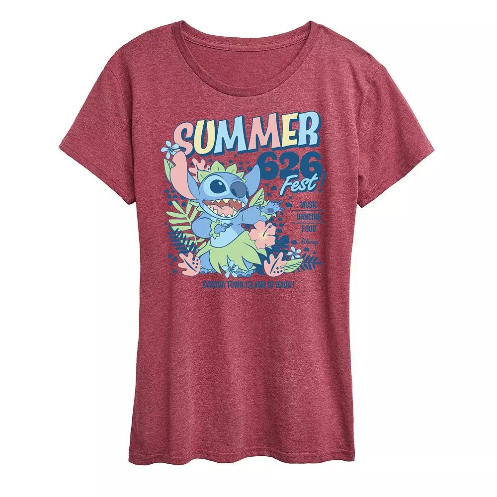 Disney's Lilo & Stitch Women's Summer 626 Fest Graphic Tee,  Product Image