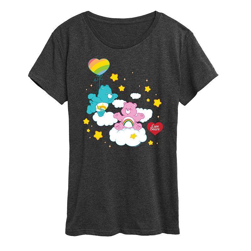 Women's Care Bears Wish And Cheer Bear Graphic Tee, Girl's, Size: Small, Black Product Image