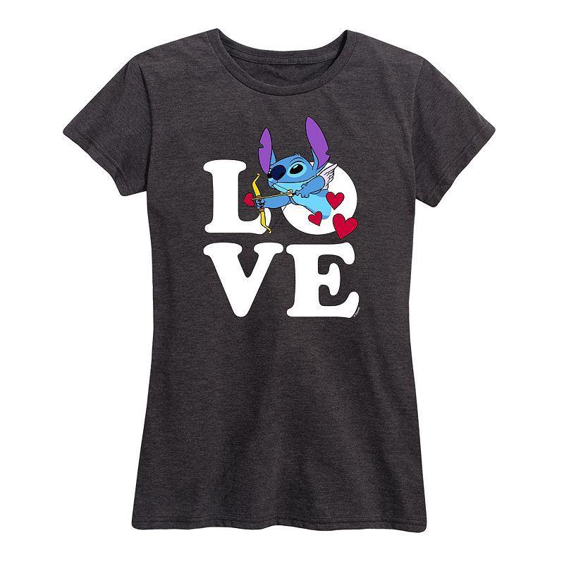 Disney's Lilo & Stitch Women's Love Cupid Graphic Tee,  Product Image