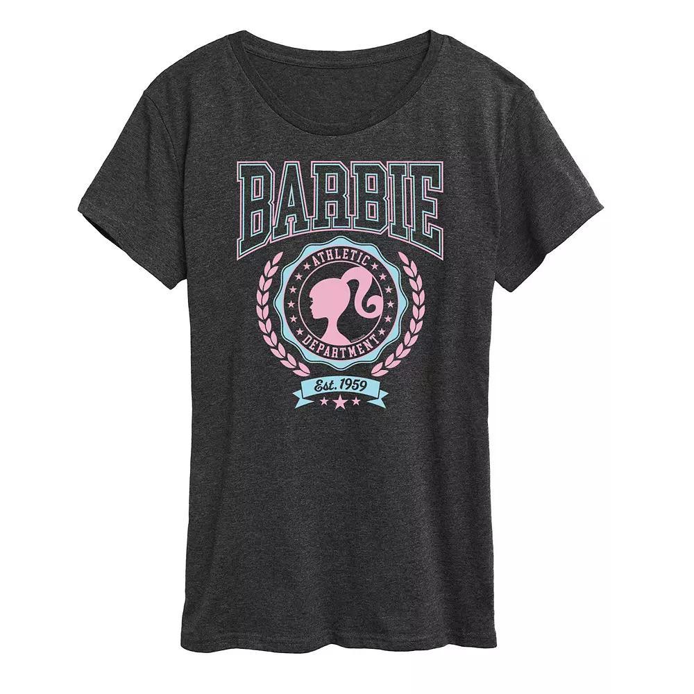 Women's Barbie® Varsity Athletic Department Graphic Tee,  Product Image