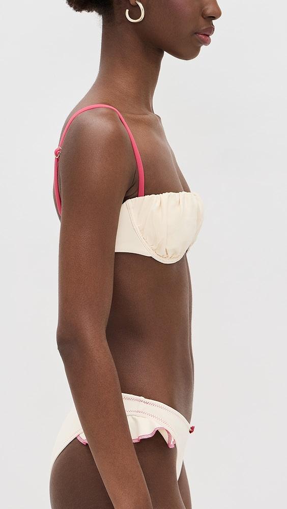 Montce Binded Petal Bikini Top | Shopbop Product Image