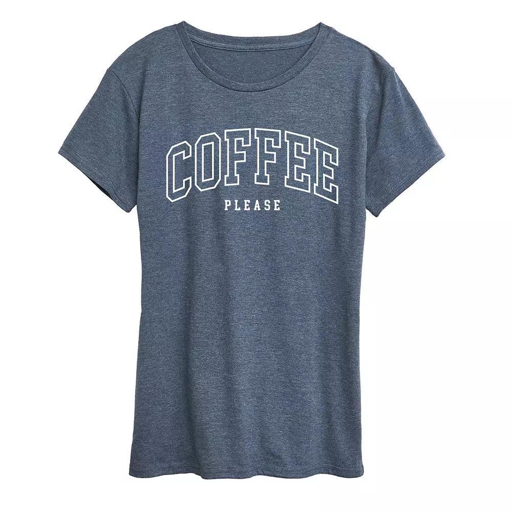 Women's Coffee Please Graphic Tee, Girl's,  Product Image
