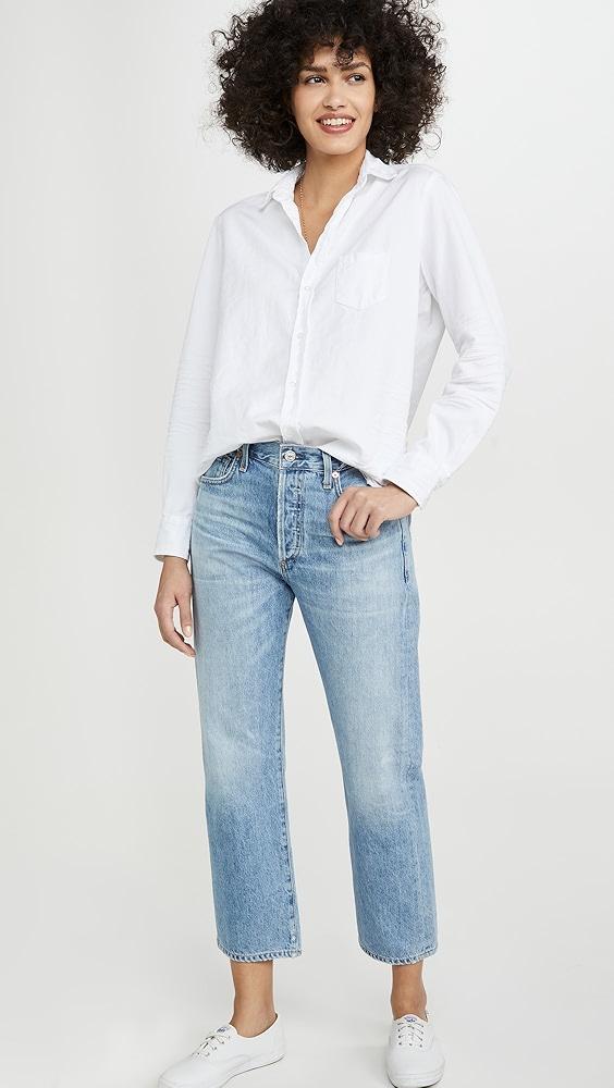 Frank & Eileen Eileen Tattered Denim Shirt | Shopbop Product Image