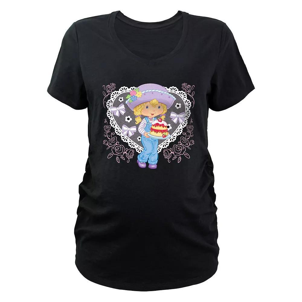 Maternity Strawberry Shortcake Angel Cake Graphic Tee, Women's,  Product Image