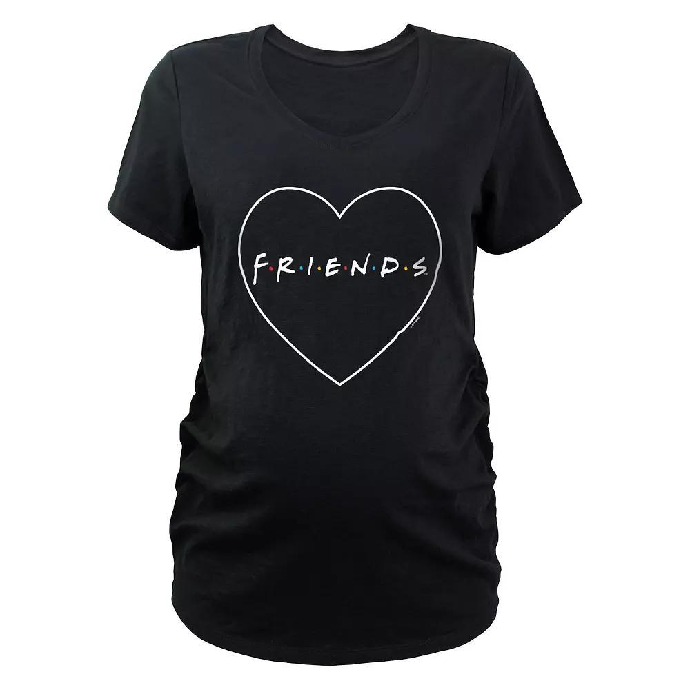Maternity Friends Heart Logo Graphic Tee, Women's,  Product Image