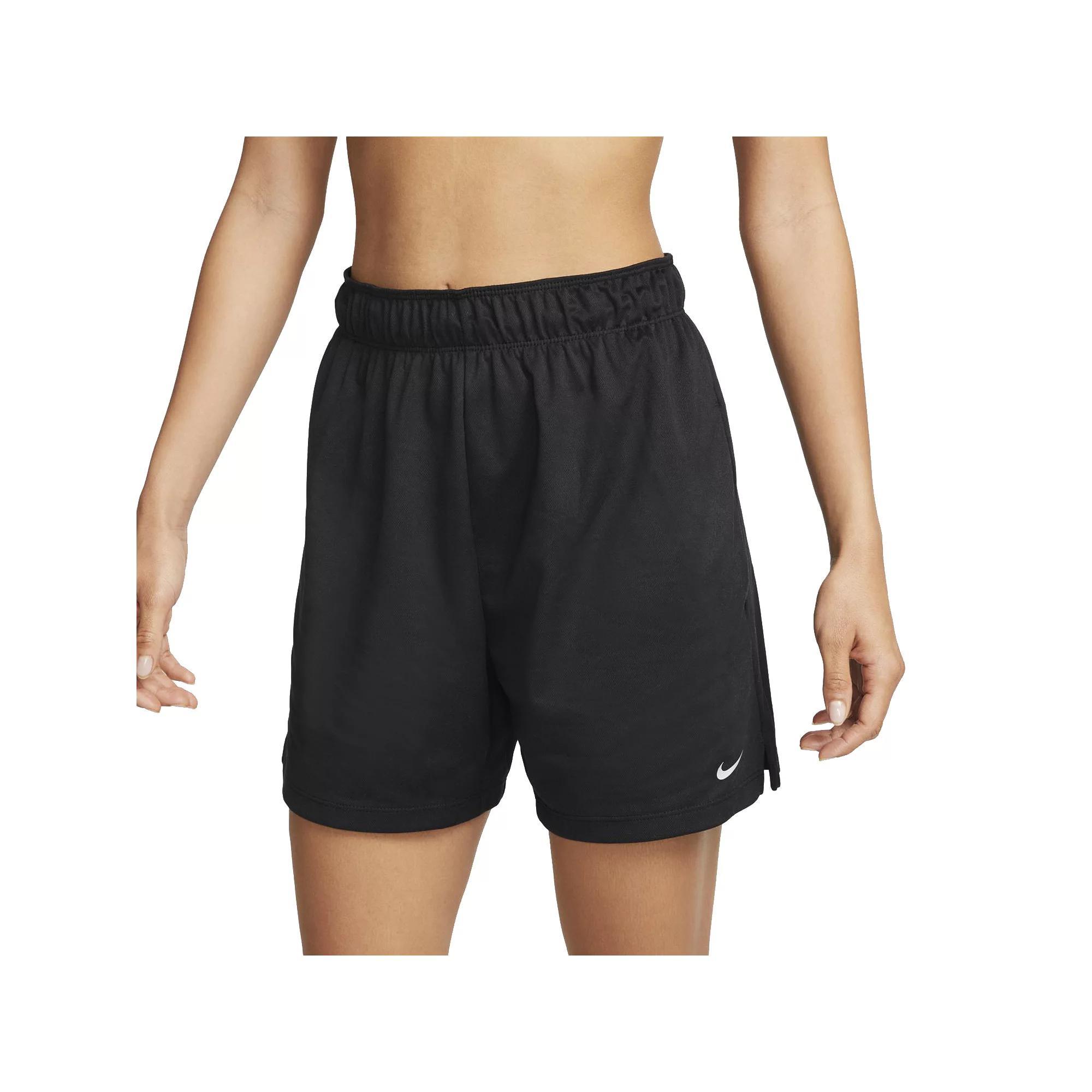 Nike Womens Attack Dri-FIT Fitness Mid-Rise 5 Unlined Shorts | DX6024-010 Product Image
