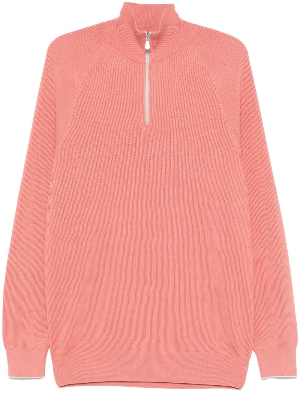 BRUNELLO CUCINELLI Cotton Sweatshirt In Pink Product Image