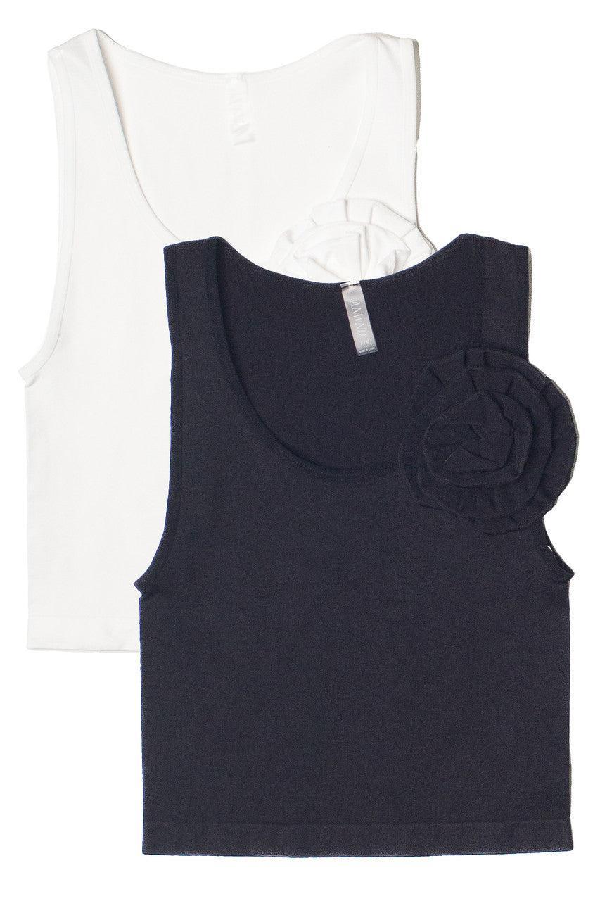 Ruffle Rose Seamless Tank Product Image