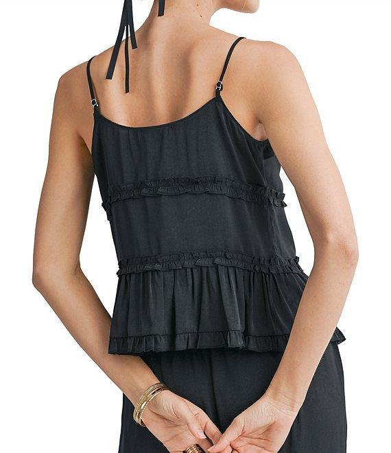 Sadie & Sage Sweet Treat Ruffle Flyaway Tank Top Product Image