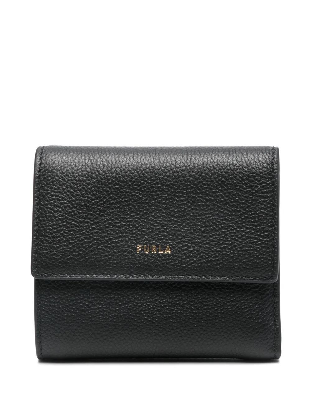 FURLA Medium Goccia Wallet In Black Product Image