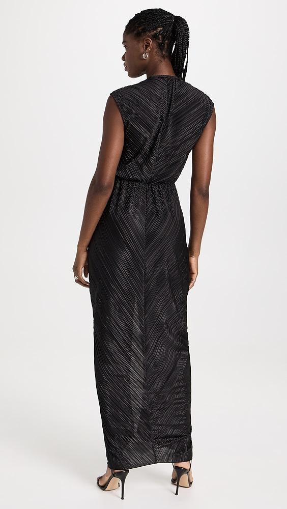 Good American Always Fits Plisse Maxi Dress | Shopbop Product Image