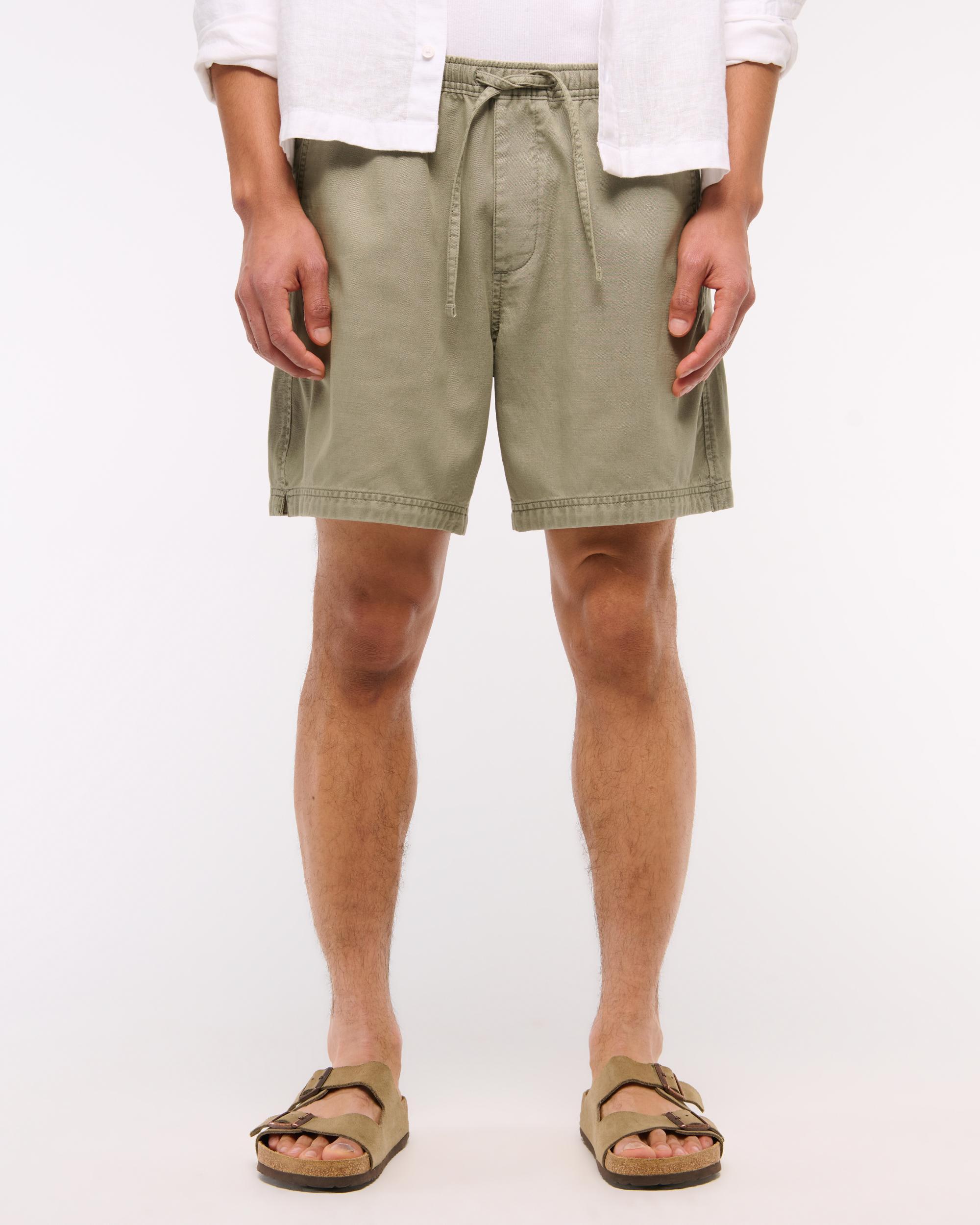 Cotton-Blend Pull-On Short Product Image