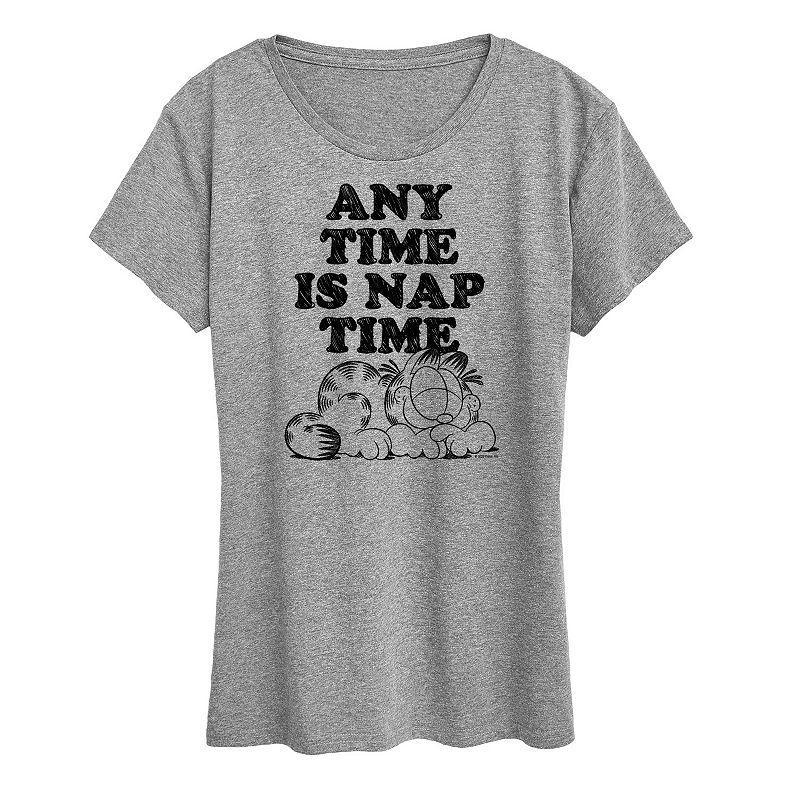 Womens Garfield Nap Sketch Graphic Tee, Girls Product Image