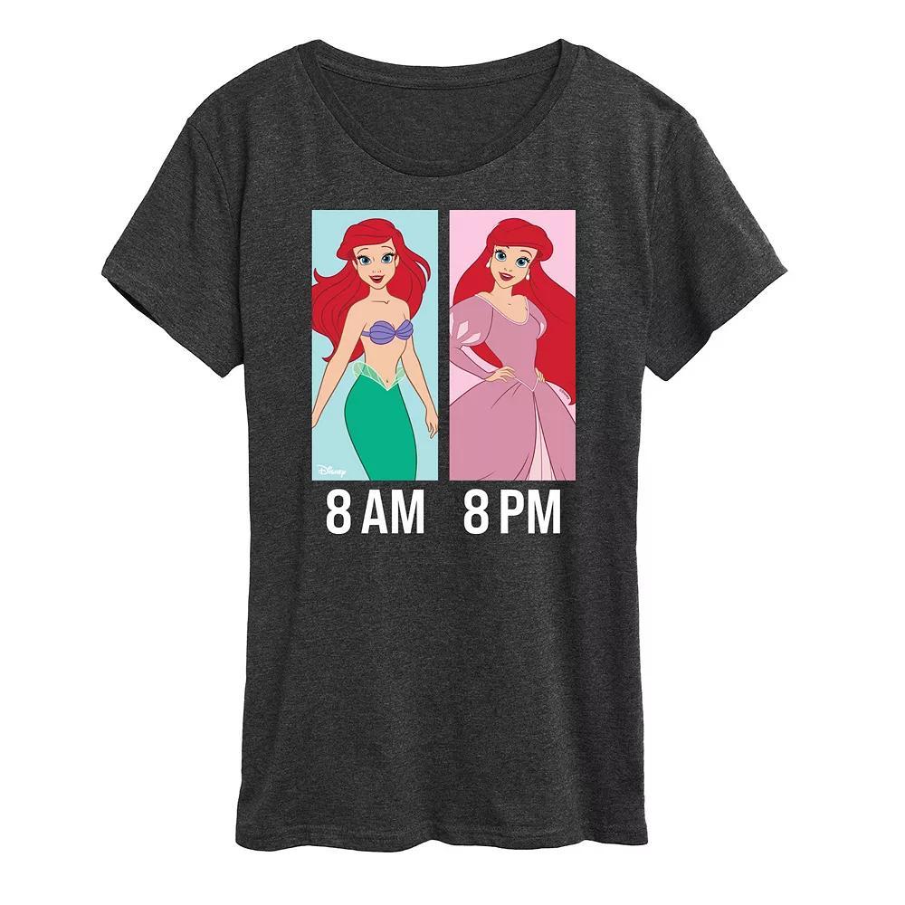 Disney Princess Ariel Women's AM to PM Graphic Tee,  Product Image