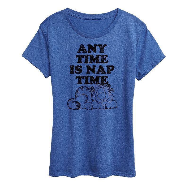 Womens Garfield Nap Sketch Graphic Tee, Girls Product Image