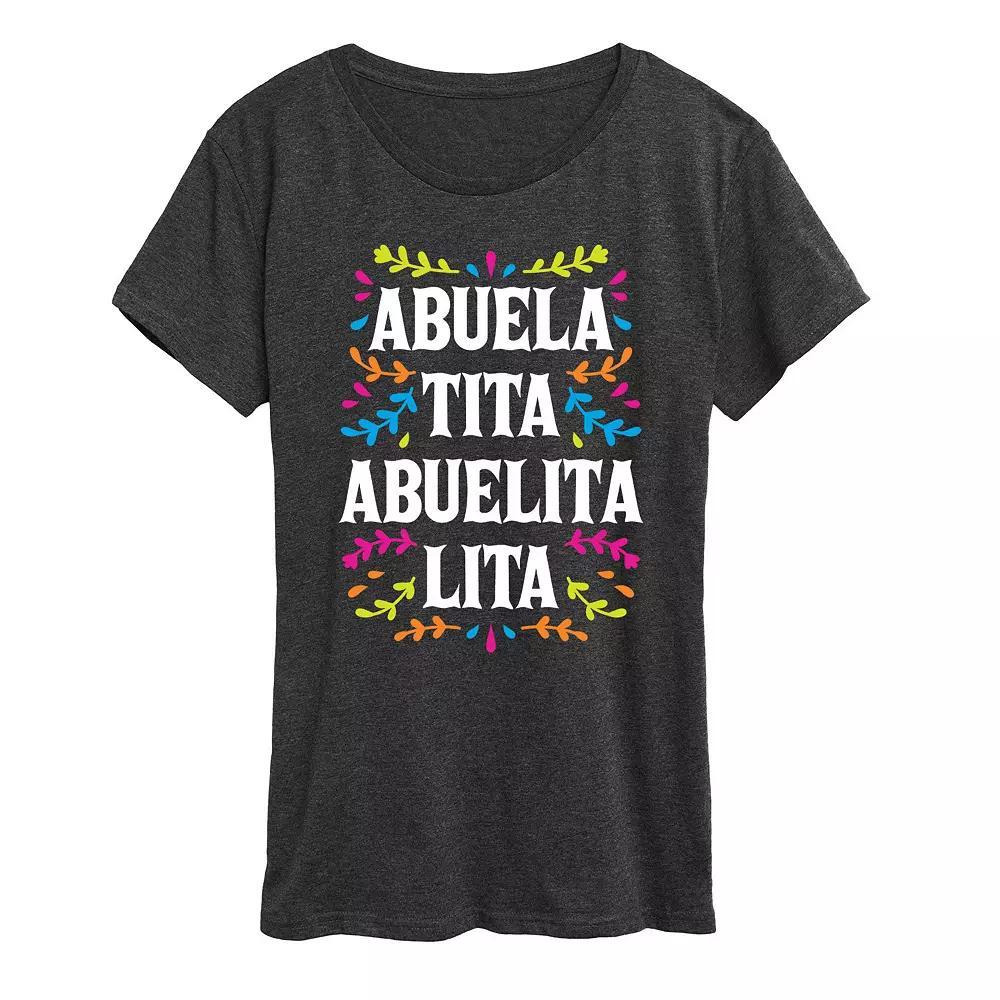 Women's Abuela Names Graphic Tee, Girl's,  Product Image