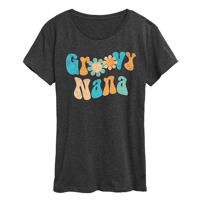 Women's Groovy Nana Graphic Tee,  Product Image