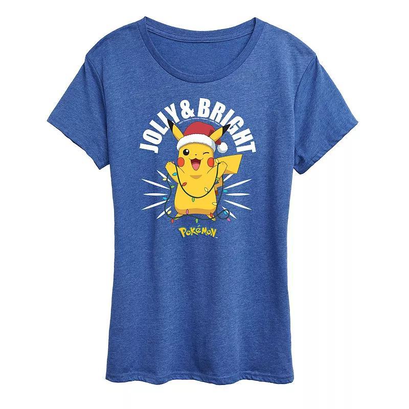 Women's Pokemon Merry And Bright Tee,  Product Image