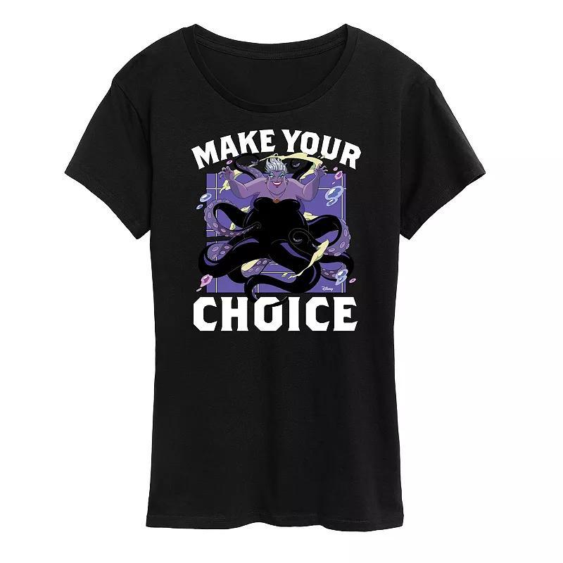 Disney's The Little Mermaid Ursula Women's Manga Graphic Tee, Size: Small, Black Product Image