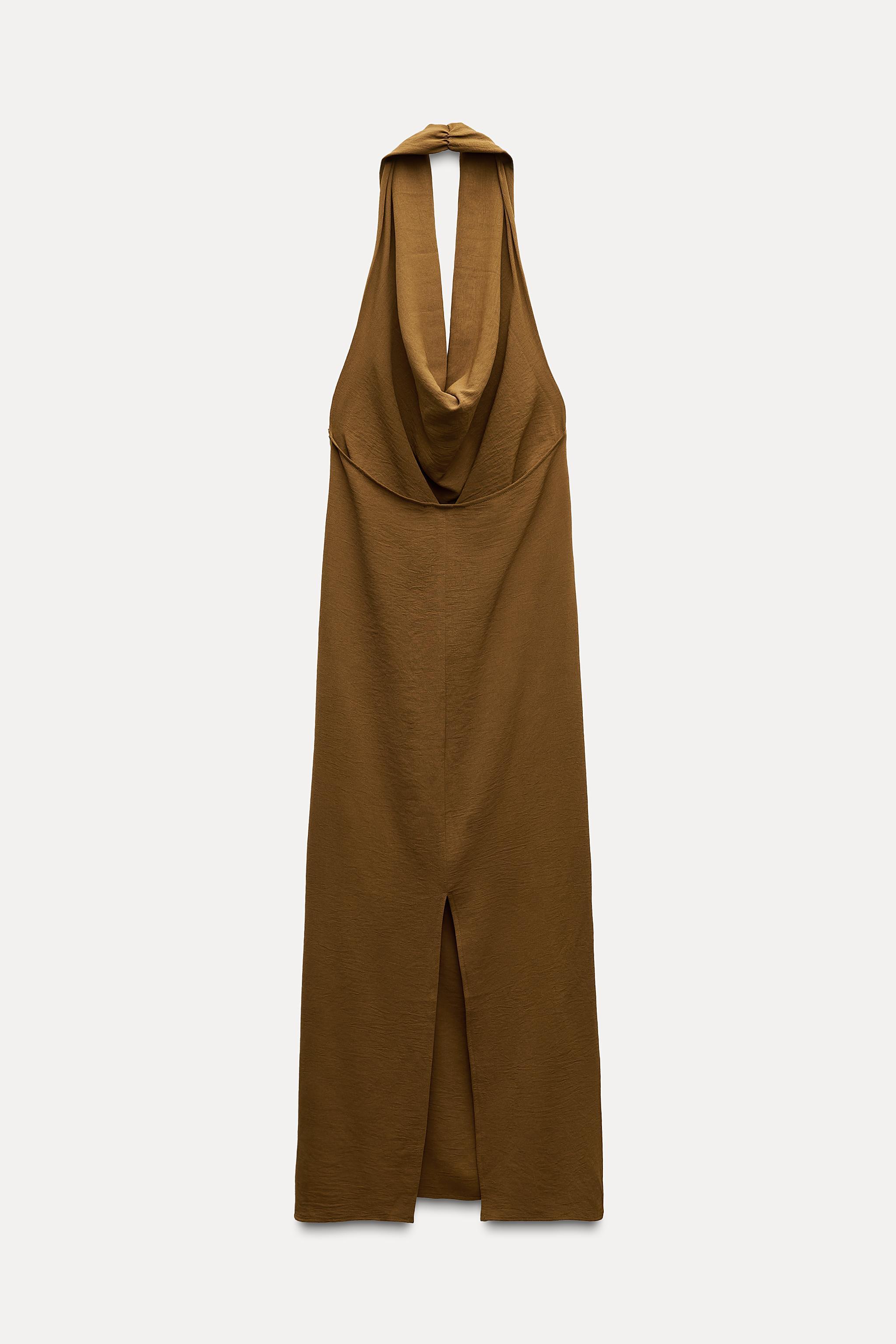 FLOWY DRAPED DRESS Product Image