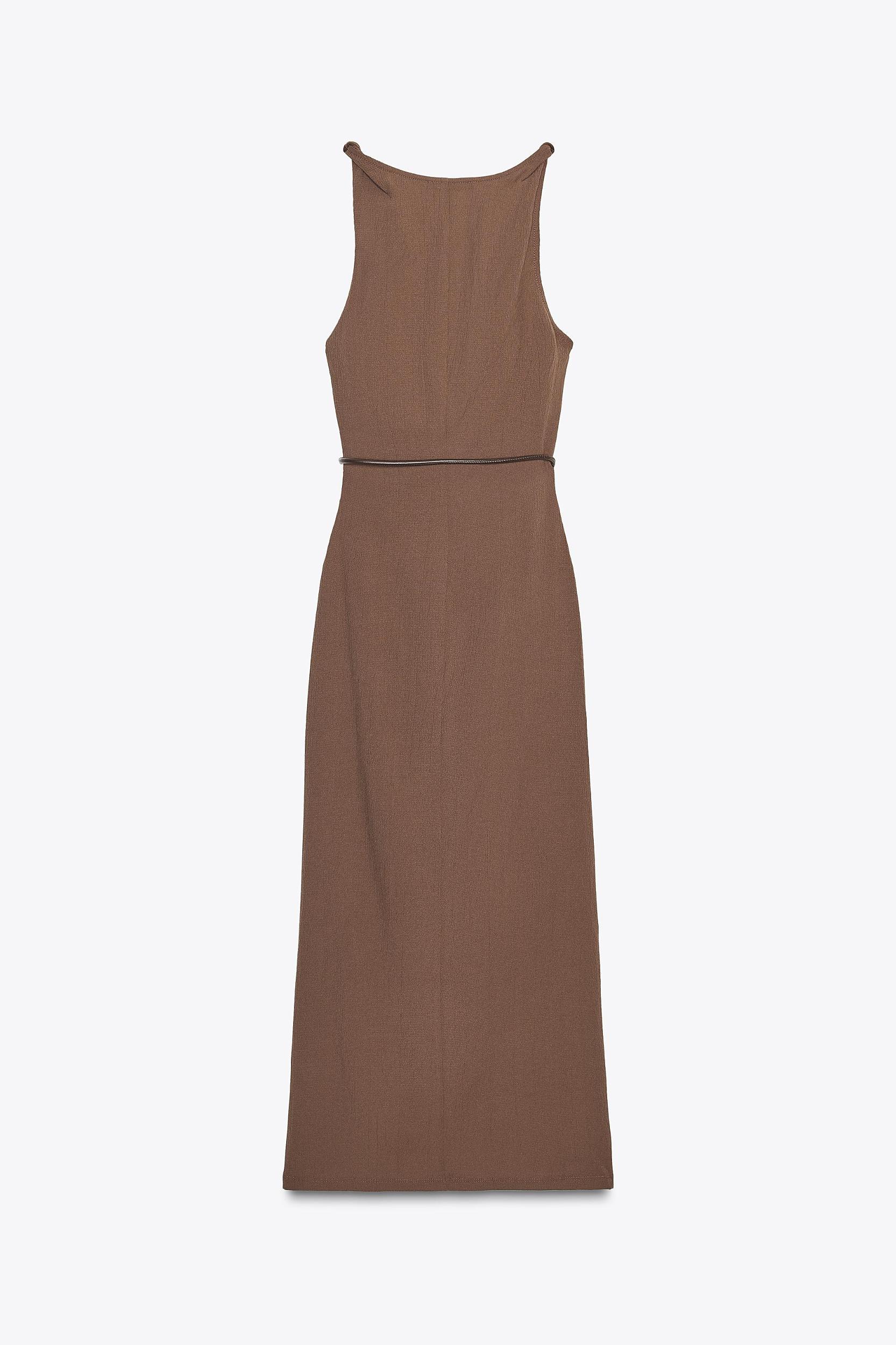 TEXTURED MAXI DRESS Product Image