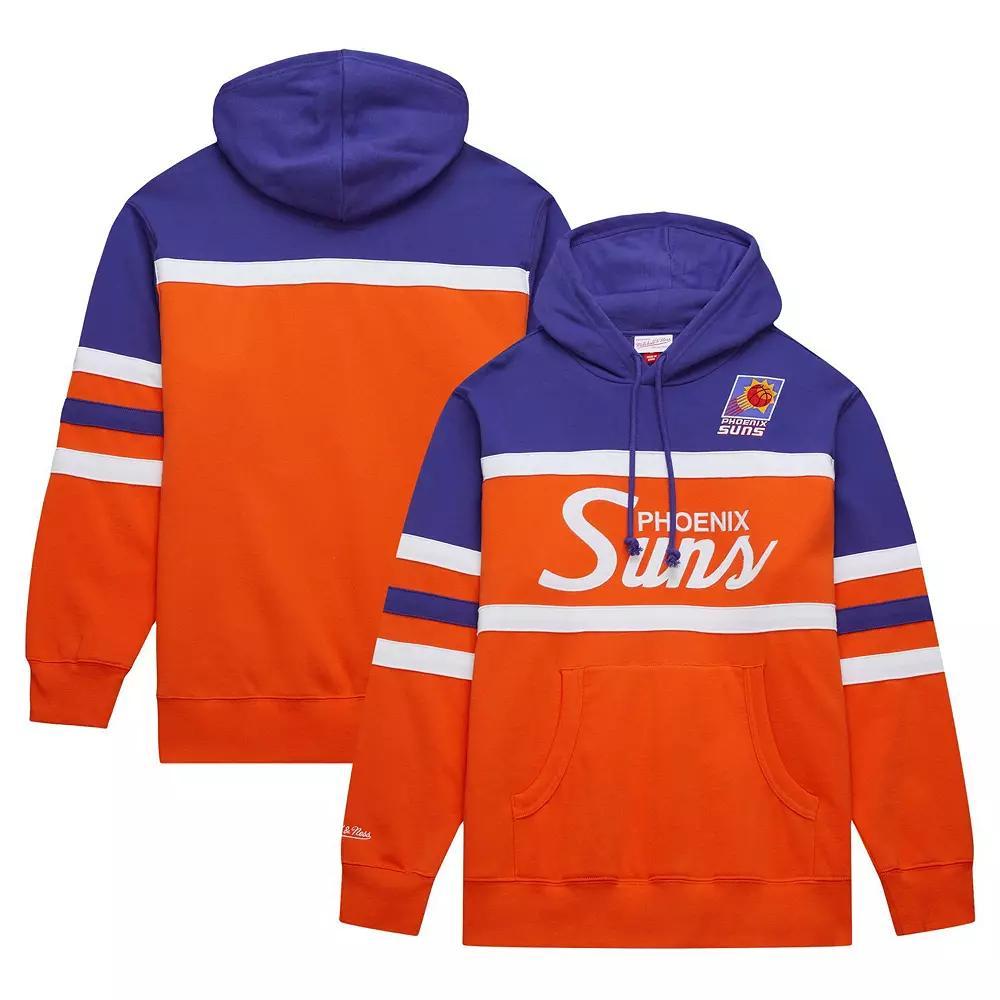 Men's Mitchell & Ness Orange/Purple Phoenix Suns Head Coach Pullover Hoodie, Size: Medium, Phx Orange Product Image