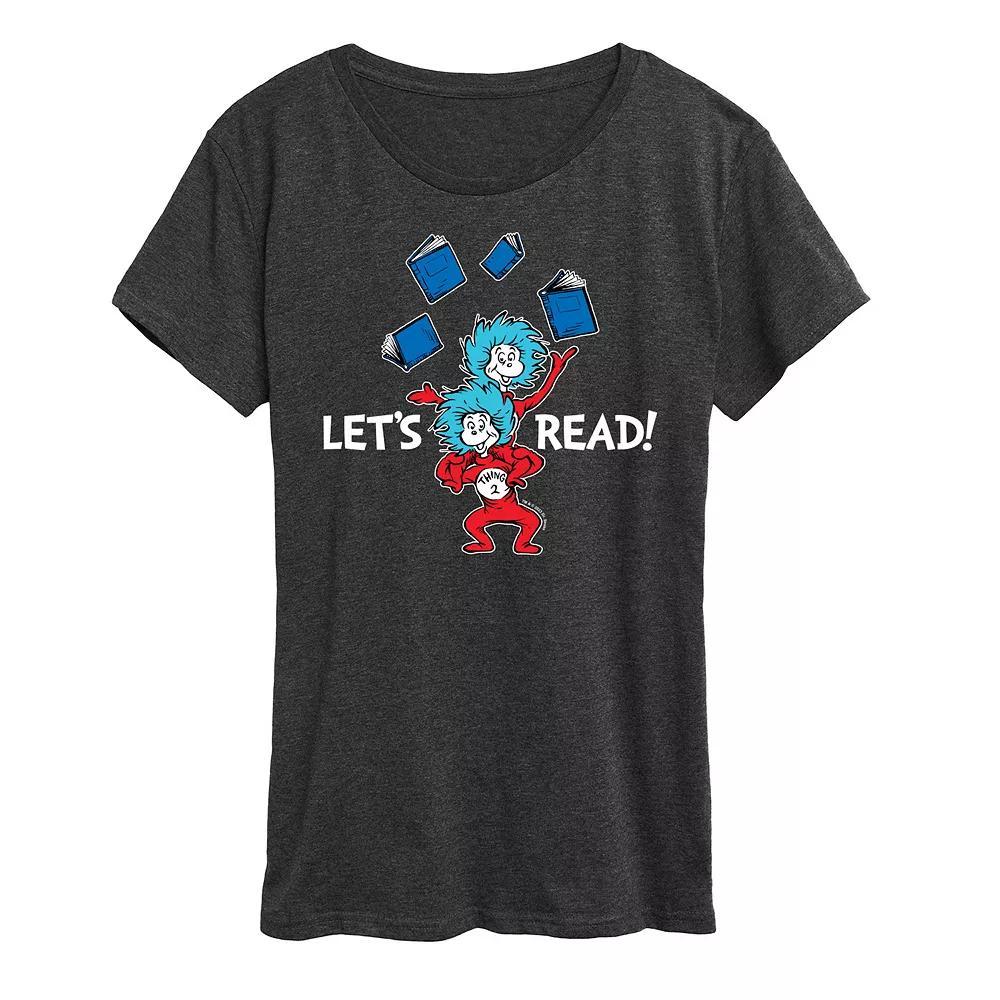 Women's Dr. Seuss Let's Read Graphic Tee,  Product Image