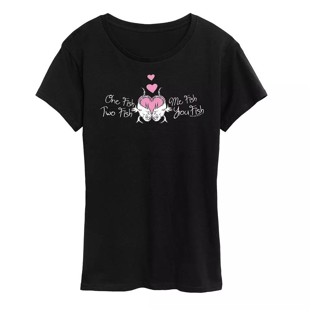 Women's Dr. Seuss One Fish Two Fish Graphic Tee,  Product Image