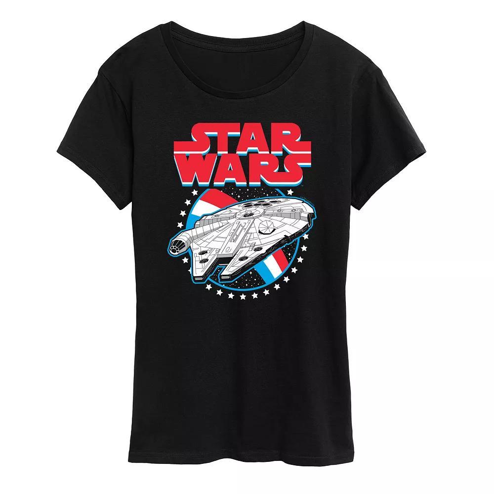 Women's Star Wars Millennium Falcon Graphic Tee,  Product Image