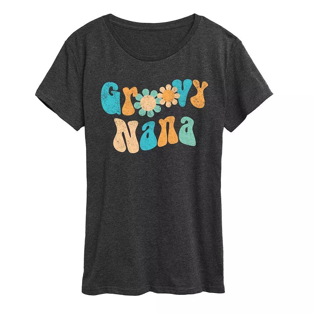 Women's Groovy Nana Graphic Tee,  Product Image