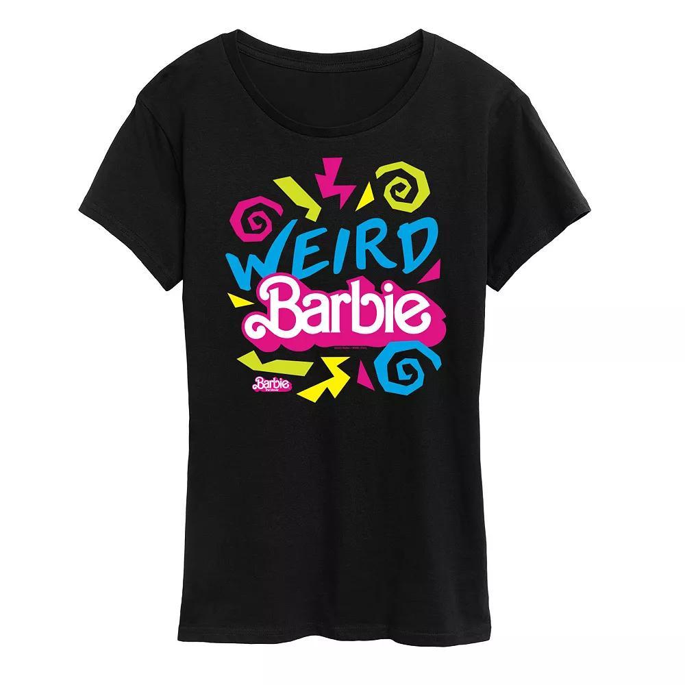 Women's Barbie The Movie Weird Barbie Graphic Tee, Girl's, Size: Large, White Product Image