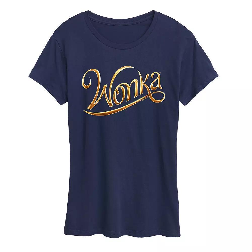 Women's Wonka Logo 3D Graphic Tee,  Product Image