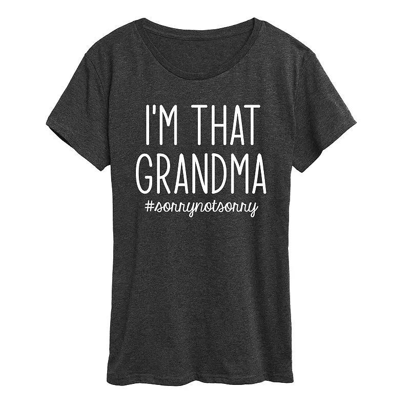 Women's I'm That Grandma Graphic Tee, Girl's, Size: Small, Heather Grey Product Image