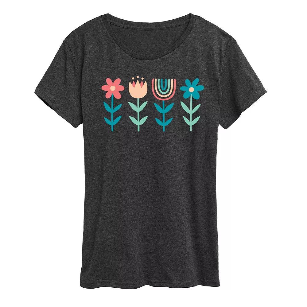 Women's MTV Floral Logo Graphic Tee,  Product Image