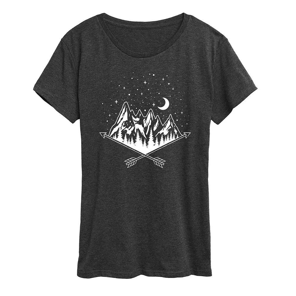 Women's Mounatin Scene Graphic Tee,  Product Image