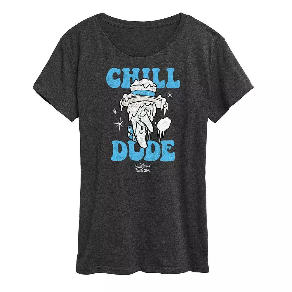 Women's The Year Without Santa Claus Snow Miser Chill Dude Graphic Tee, Girl's,  Product Image