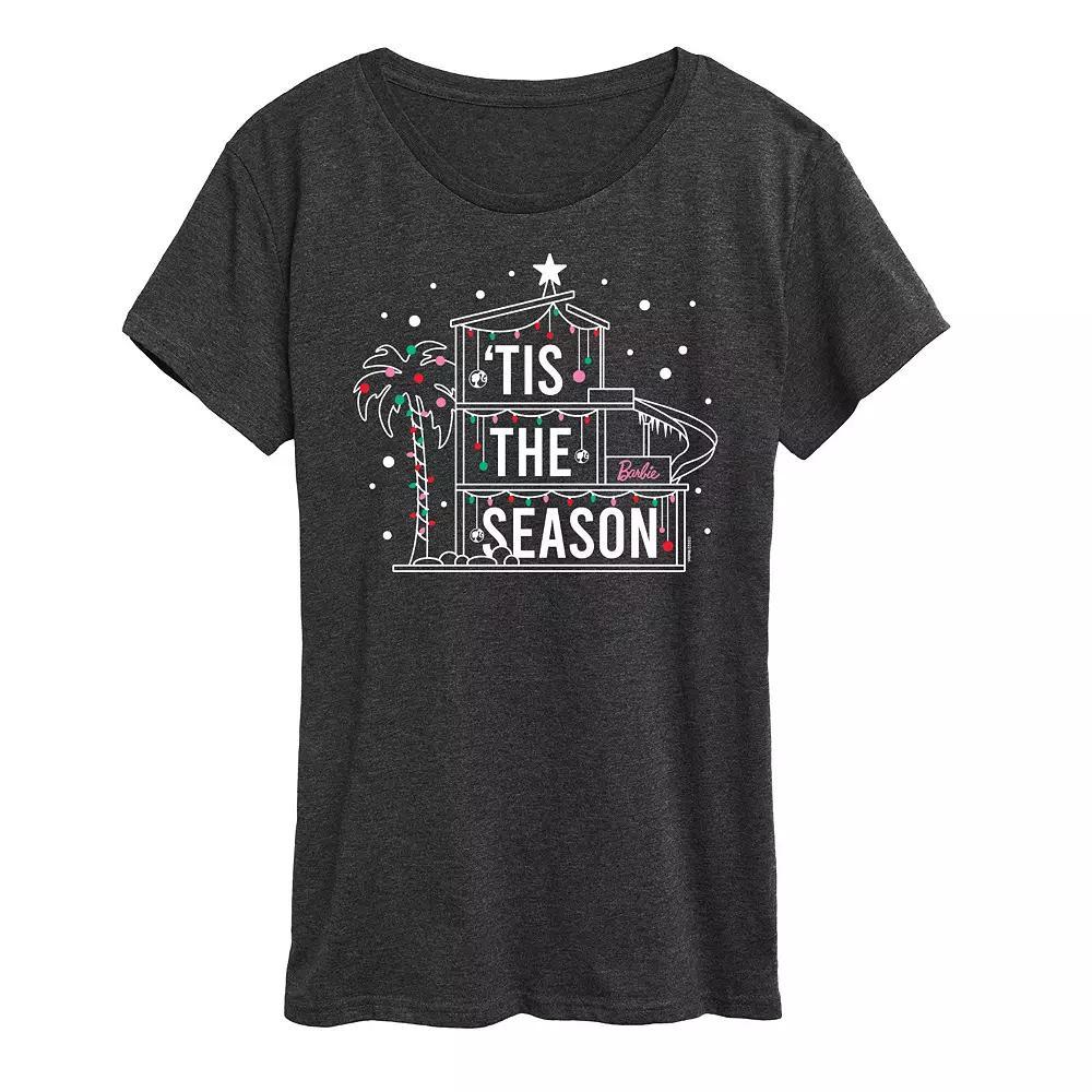 Women's Barbie® 'Tis The Season Dreamhouse Graphic Tee, Girl's,  Product Image