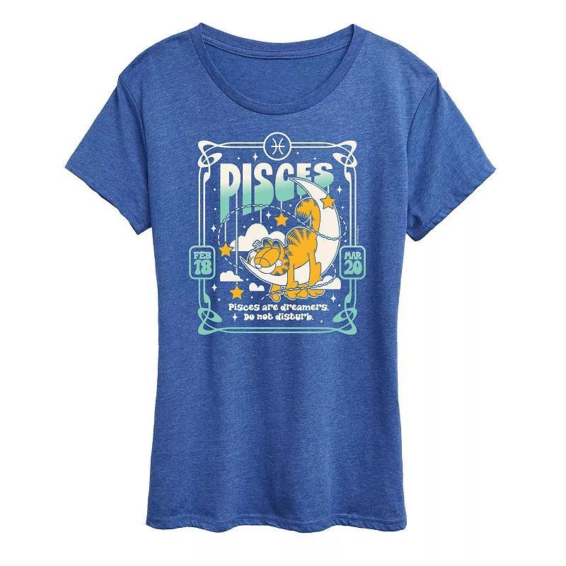Plus Garfield Pisces Graphic Tee, Women's,  Product Image