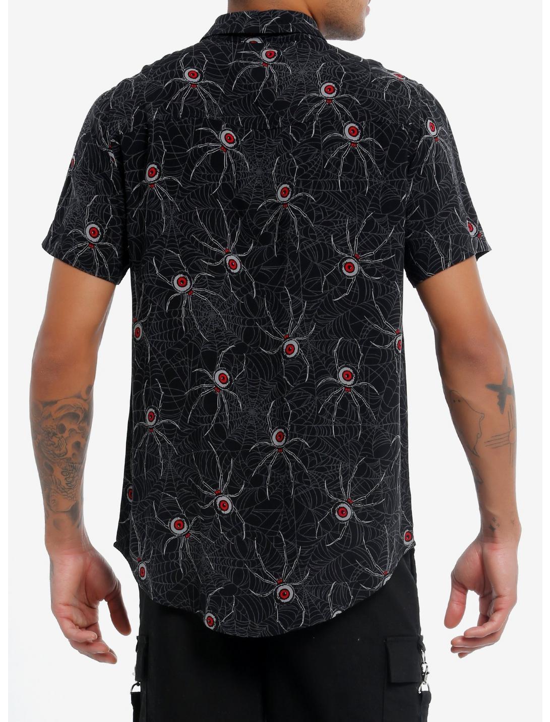 Eyeball Spider Woven Button-Up Product Image