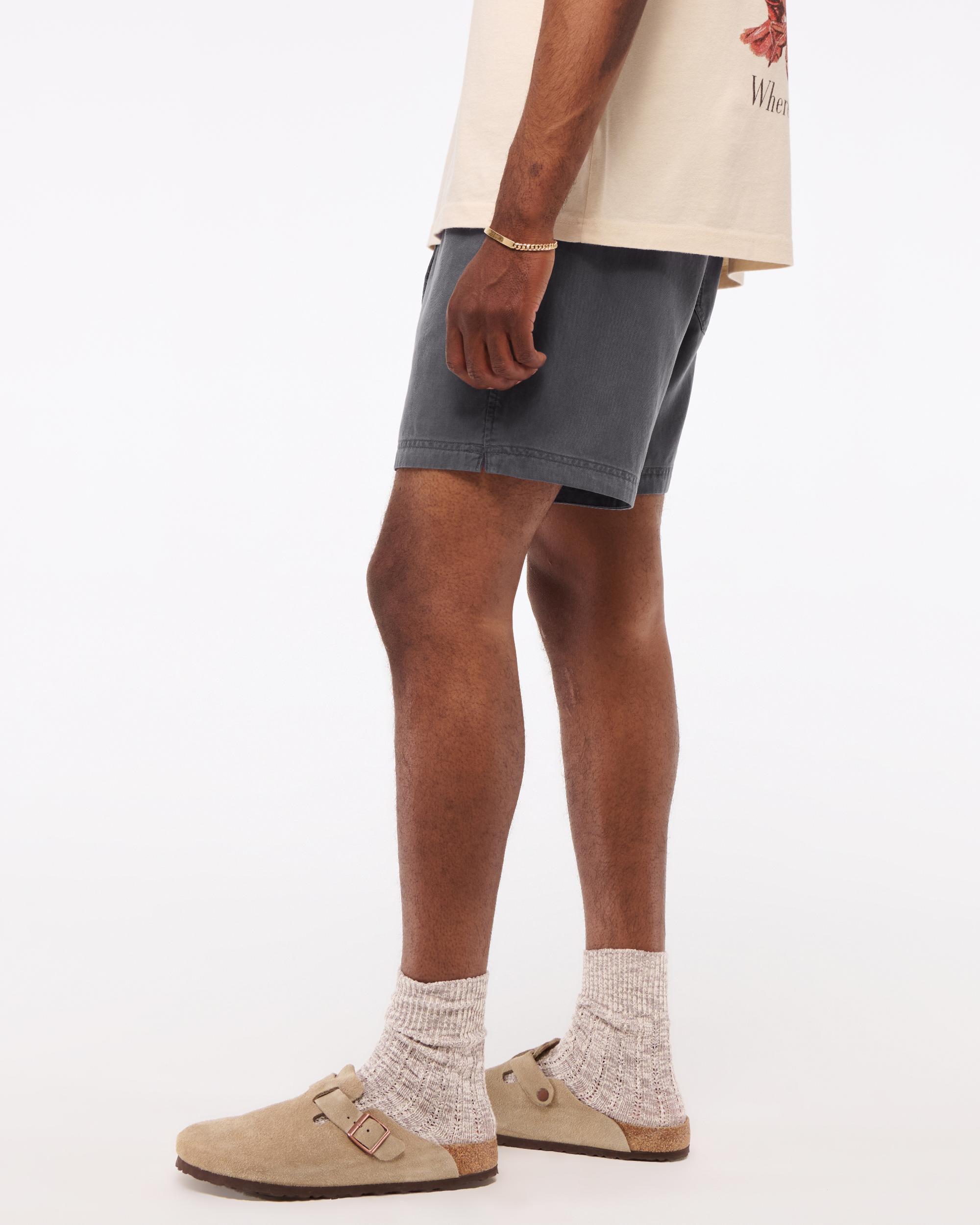 Cotton-Blend Pull-On Short Product Image