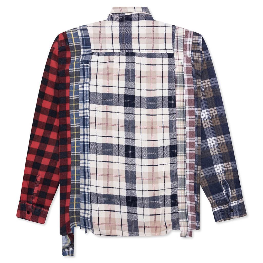 7 Cuts Wide Flannel Shirt - Assorted Male Product Image