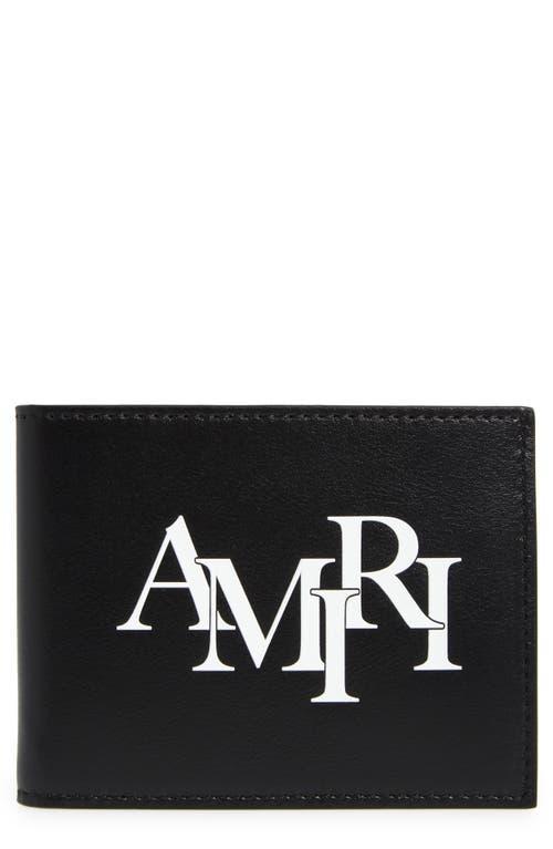 Mens Staggered Logo Bifold Wallet Product Image