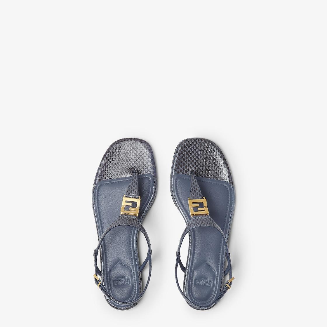 Fendi FFoldBlue ayers thong sandals Product Image