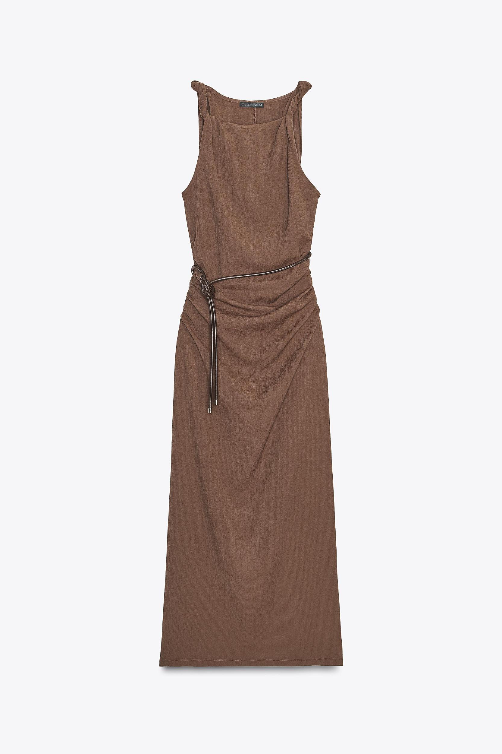 TEXTURED MAXI DRESS Product Image