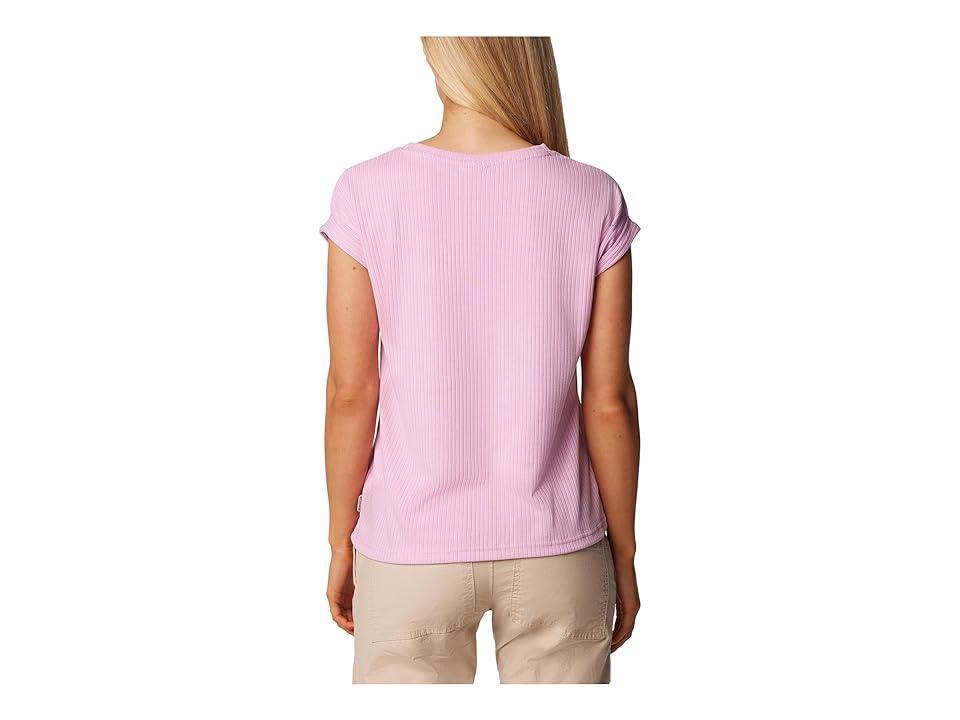 Columbia Crystal Pine Tee (Cosmos) Women's Clothing Product Image