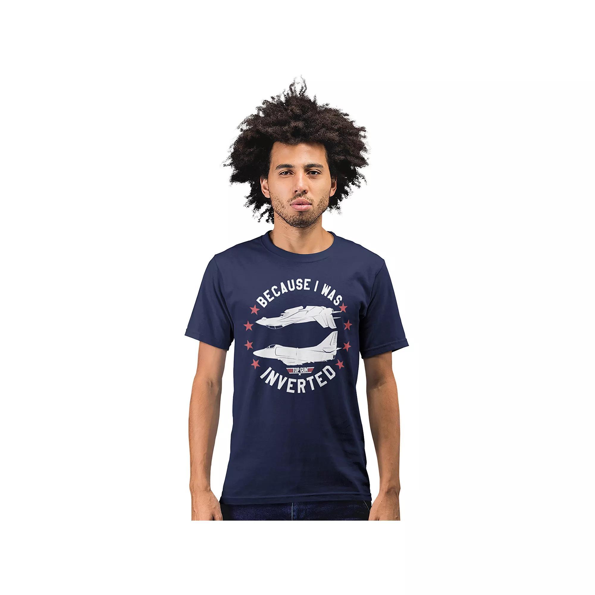 Men's Top Gun Graphic Tee, Size: Small, Blue Product Image