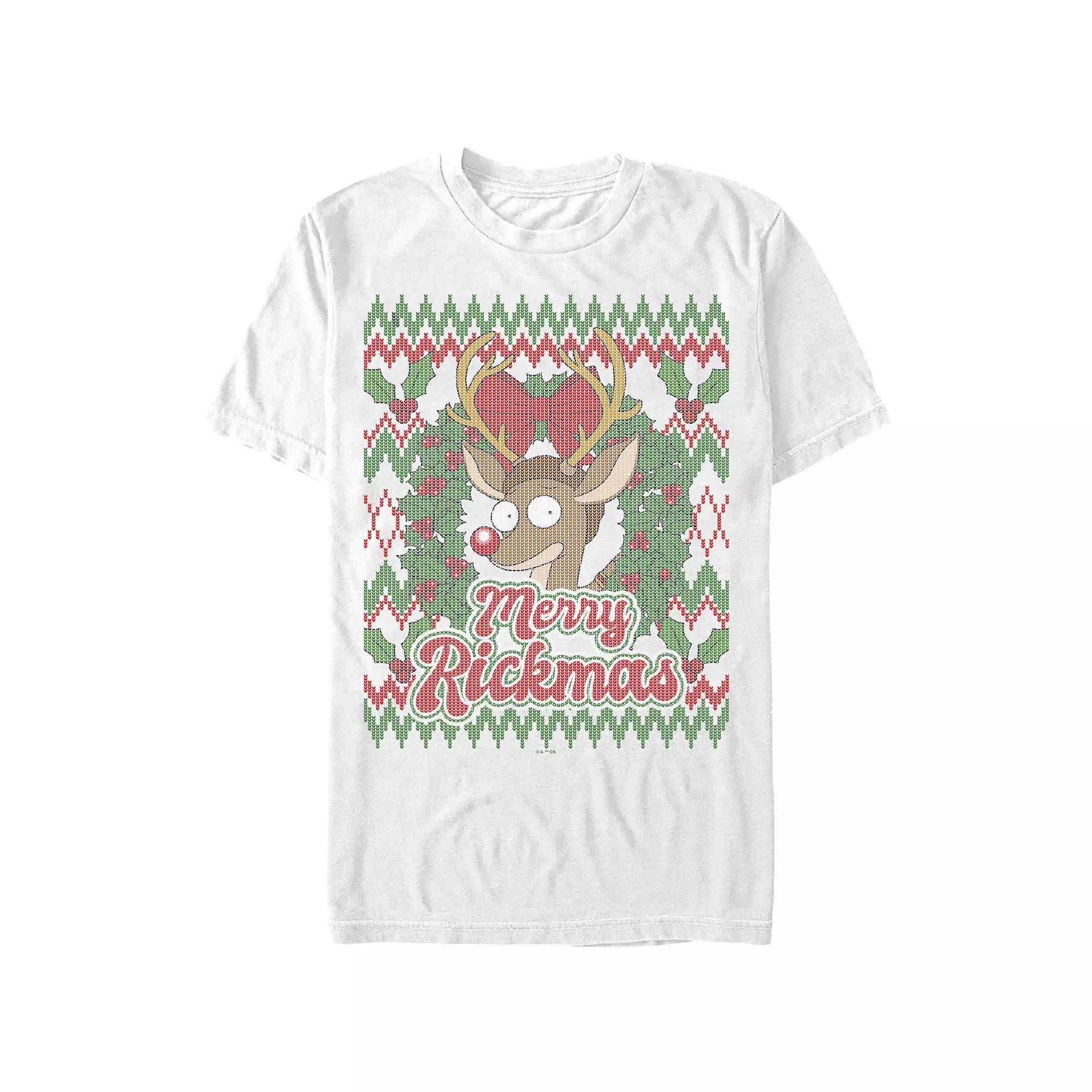 Men's Rick And Morty Merry Rickmas Graphic Tee,  Product Image