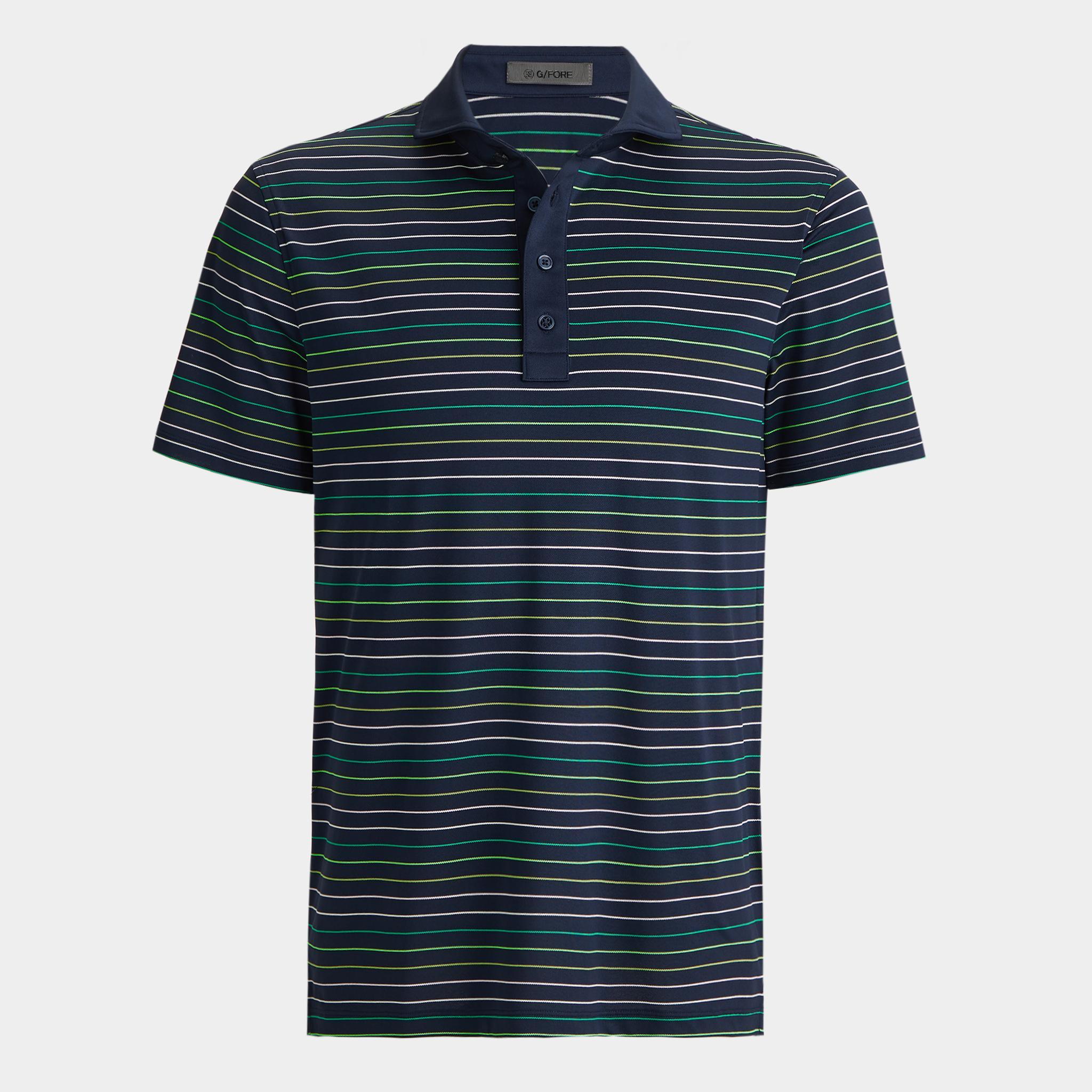 MULTI STRIPE TECH PIQUÉ POLO Product Image